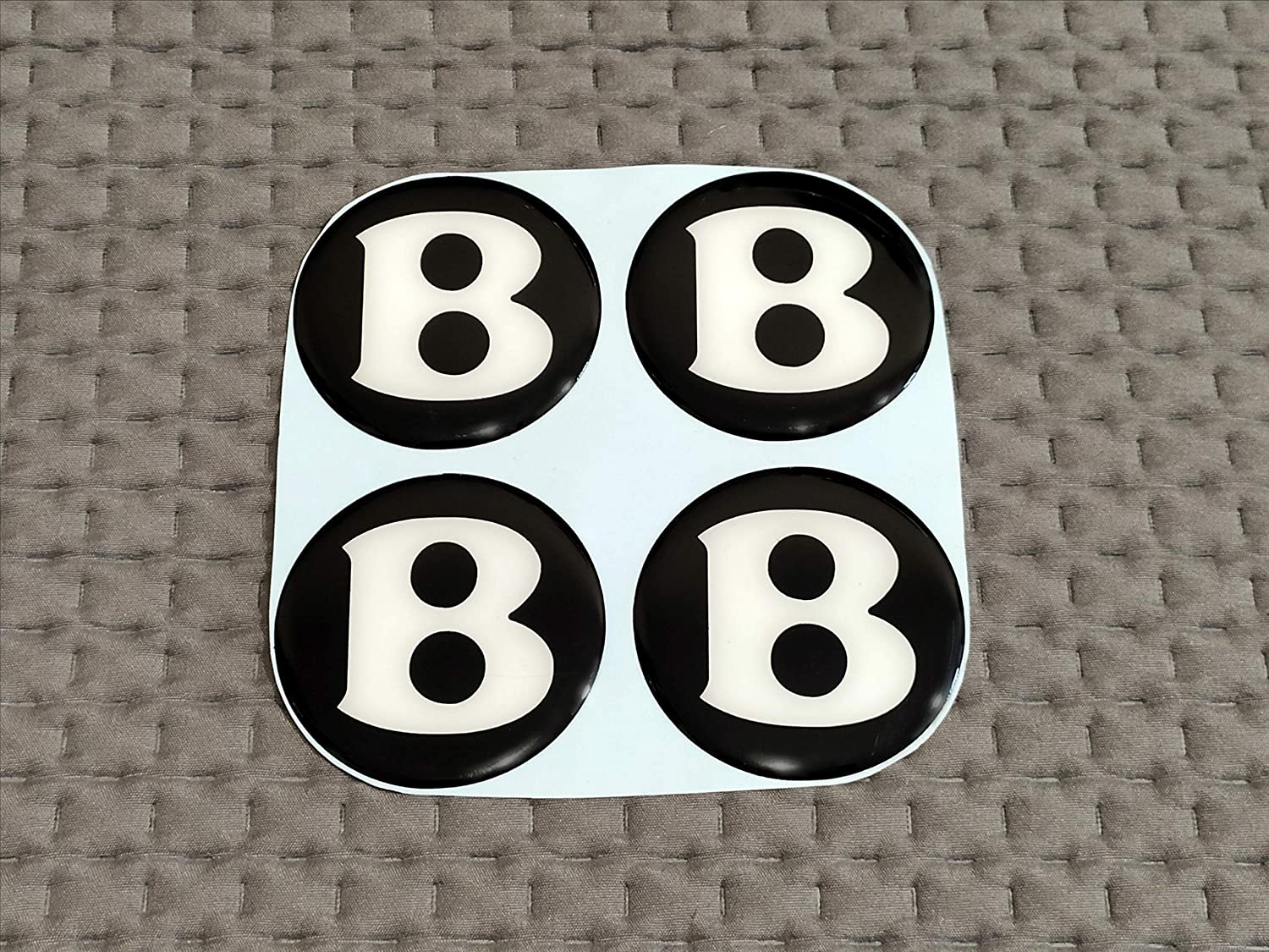 Stickers for Bentley Continental GT Flying SPUR Compatible with Center Wheel caps Centric Wheel Hub Rims Caps Badges Emblems 4 pcs Set - Custom Class