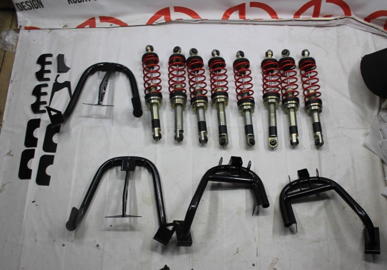 Suspension for 4x4 W463 (double, dual shock absorbers 8 pcs with springs) - Custom Class