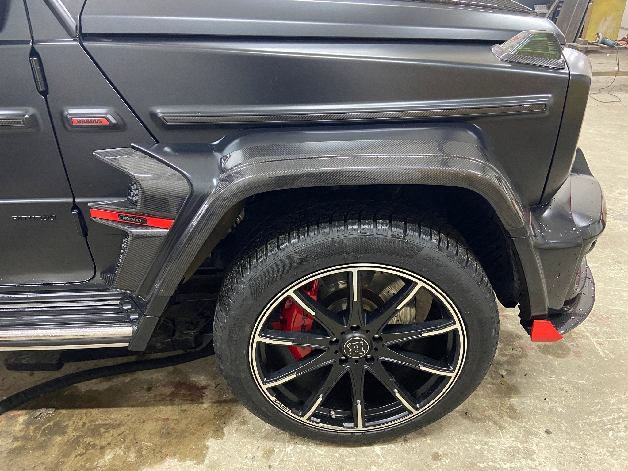 W463A Mercedes 2019+ BRABUS Widestar Rocket 900 Edition carbon fiber styling FULL body kit - Custom Class