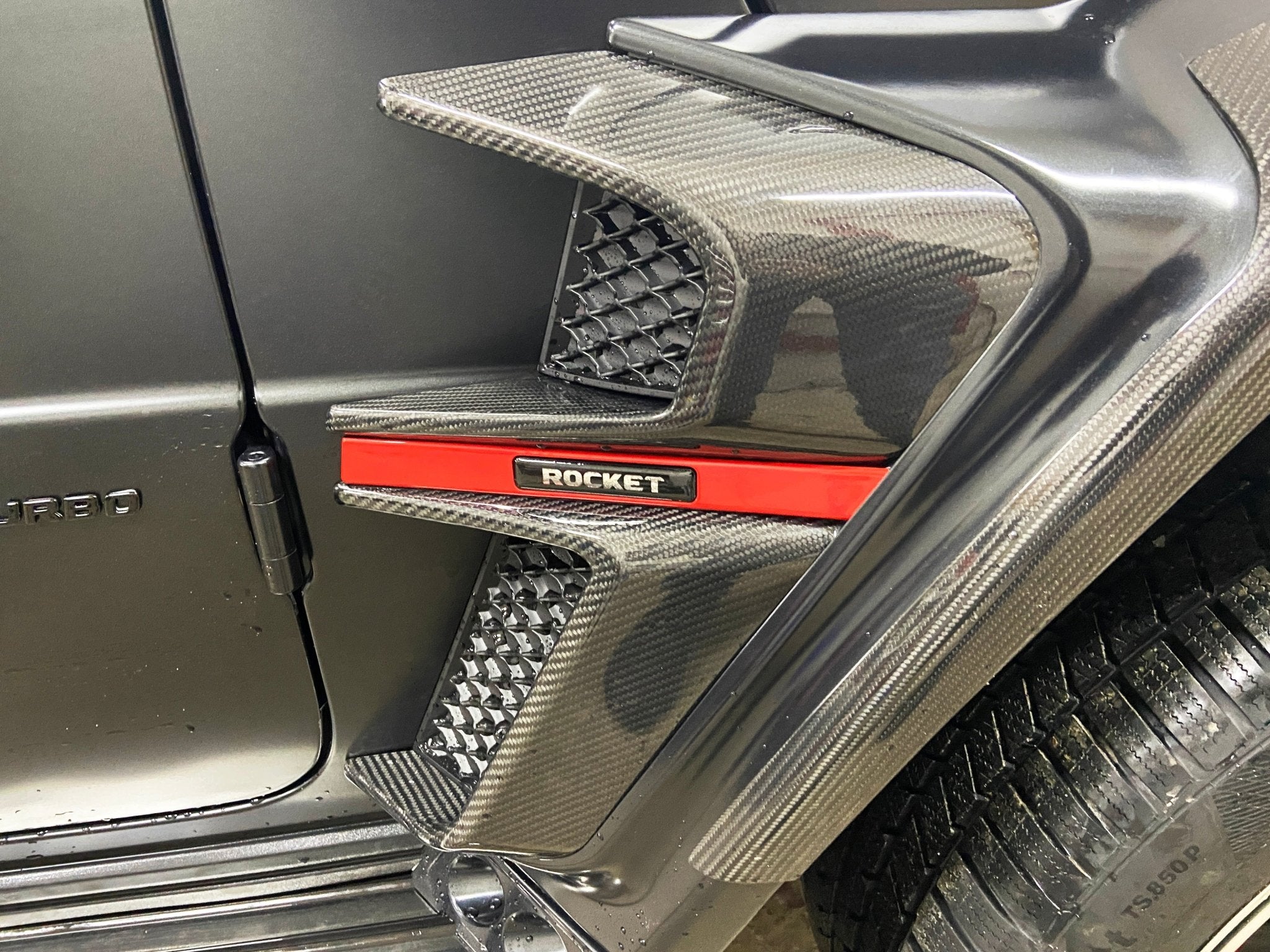 W463A Mercedes 2019+ BRABUS Widestar Rocket 900 Edition carbon fiber styling FULL body kit - Custom Class