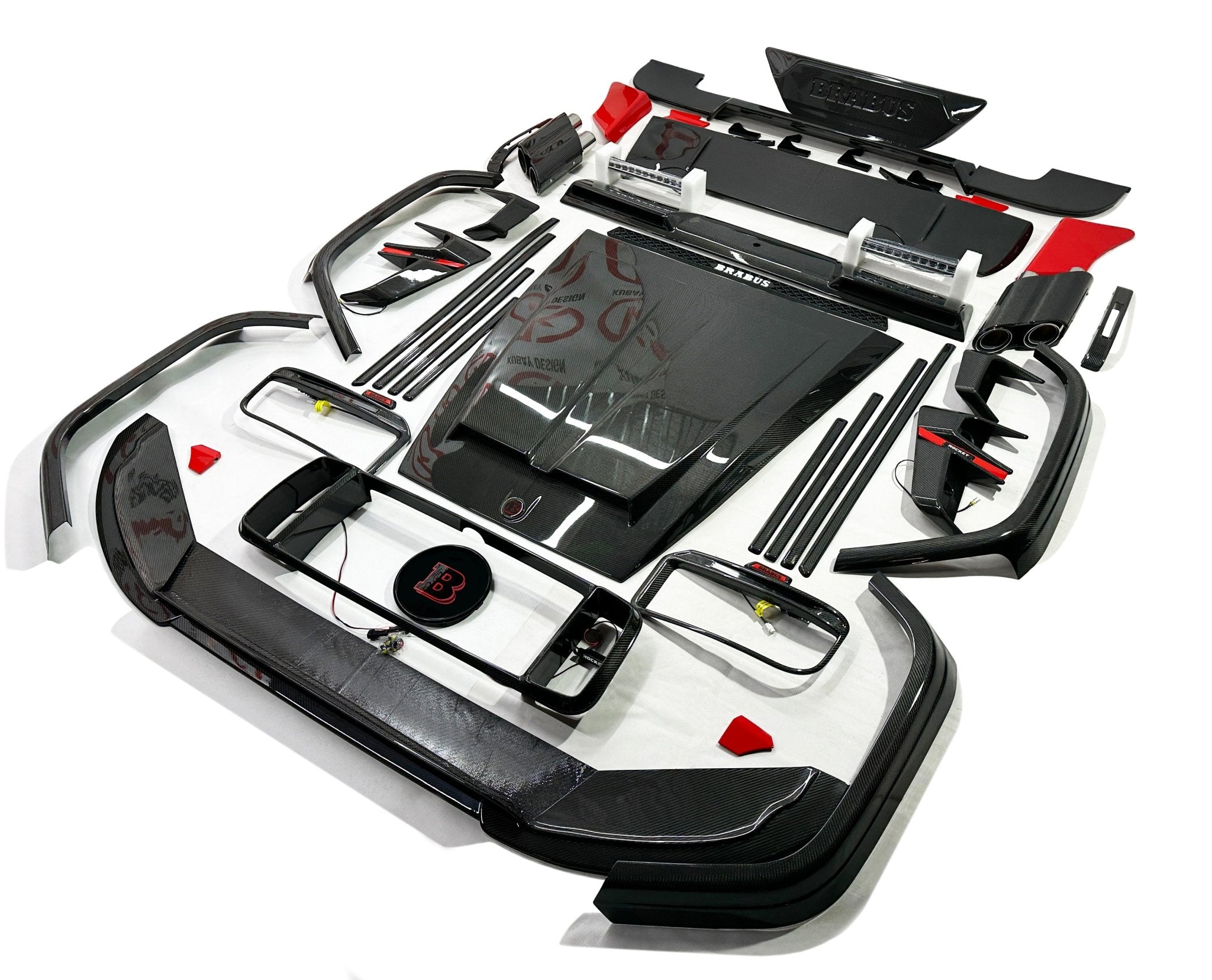 W463A Mercedes 2019+ BRABUS Widestar Rocket 900 Edition carbon fiber styling FULL body kit - Custom Class