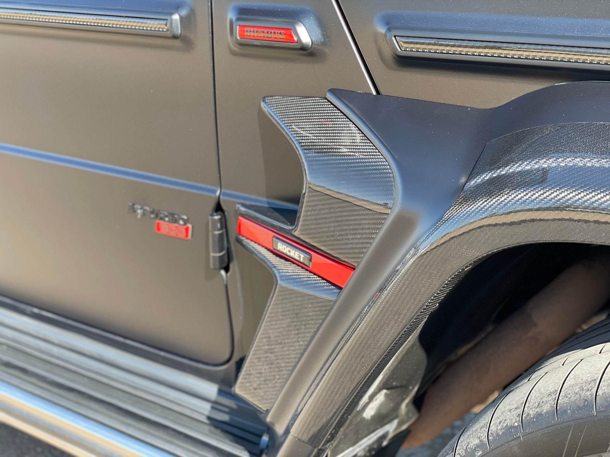 Rocket G900 Carbon Parts + Plastic Widestar Body Kit for Mercedes G63 W463A 2019+ - Custom Class