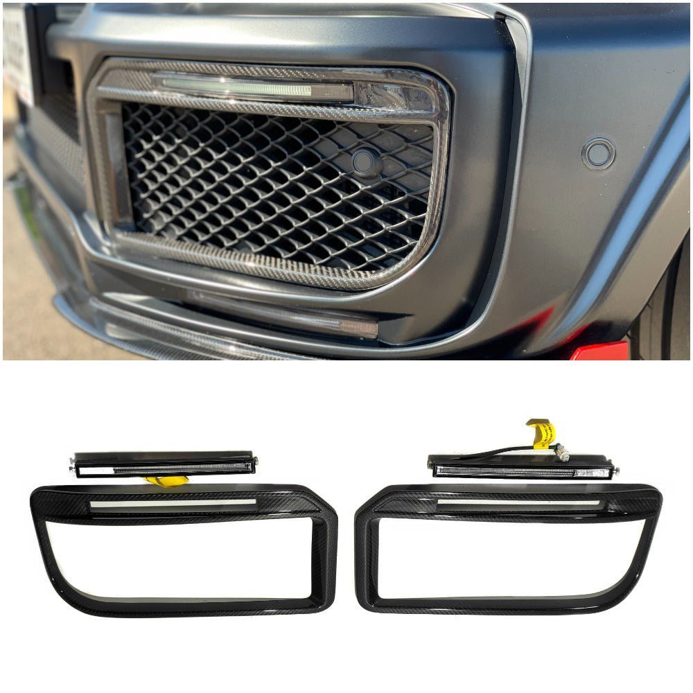 Rocket G900 Carbon Parts + Plastic Widestar Body Kit for Mercedes G63 W463A 2019+ - Custom Class