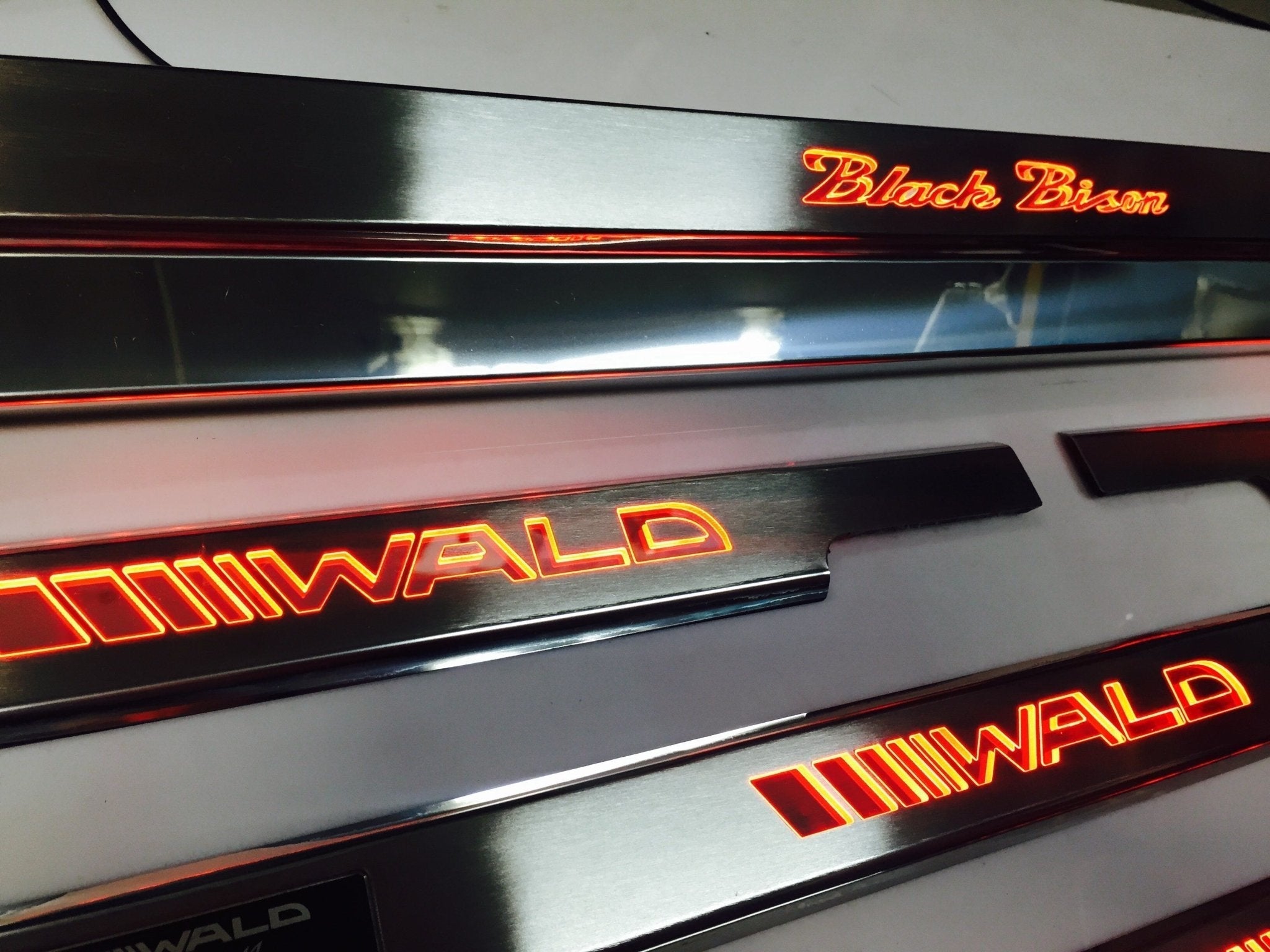 Wald LED Illuminated Door Sills 4 or 5 pcs for Mercedes-Benz G-Class W463 - Custom Class