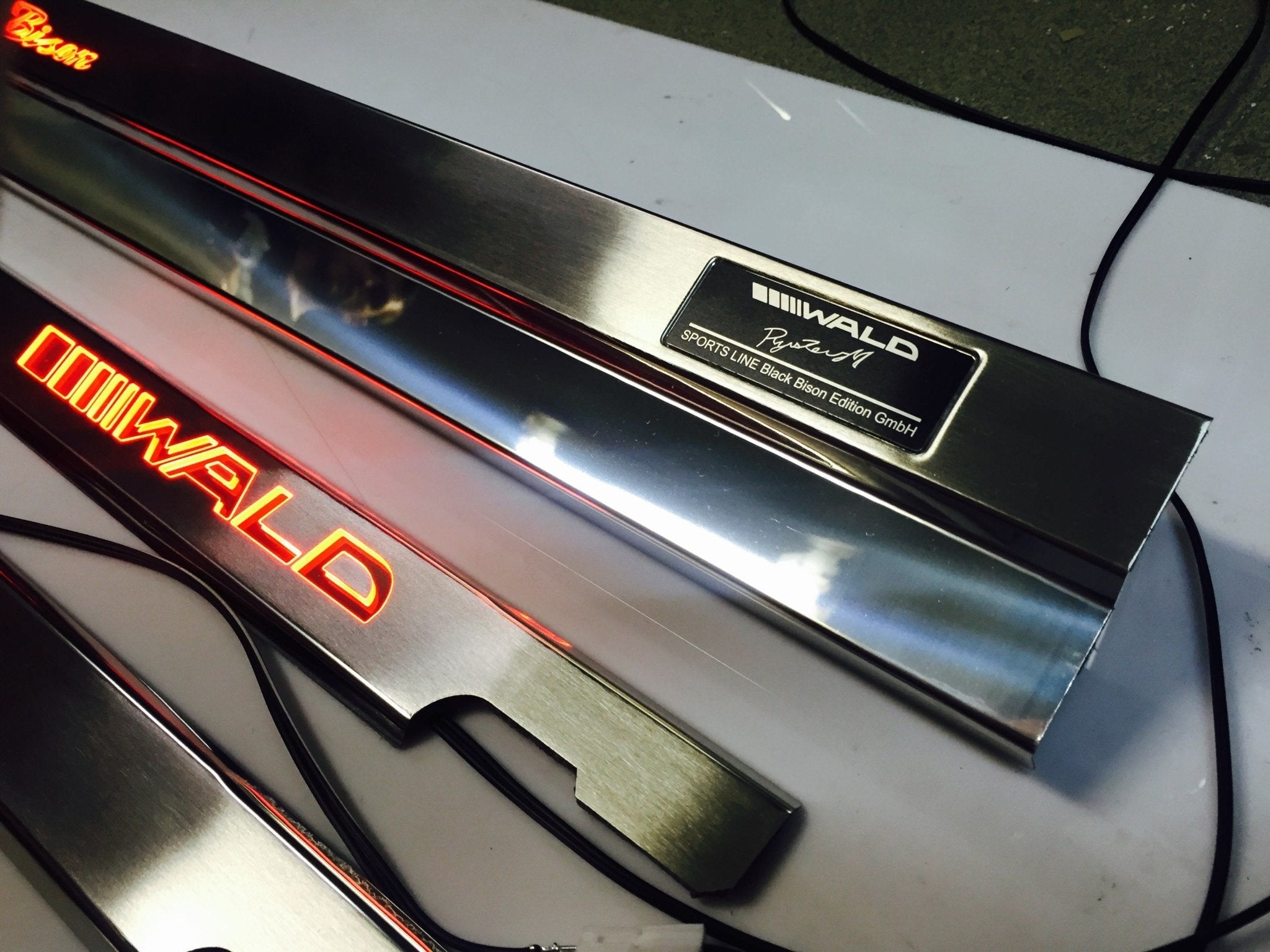 Wald LED Illuminated Door Sills 4 or 5 pcs for Mercedes-Benz G-Class W463 - Custom Class