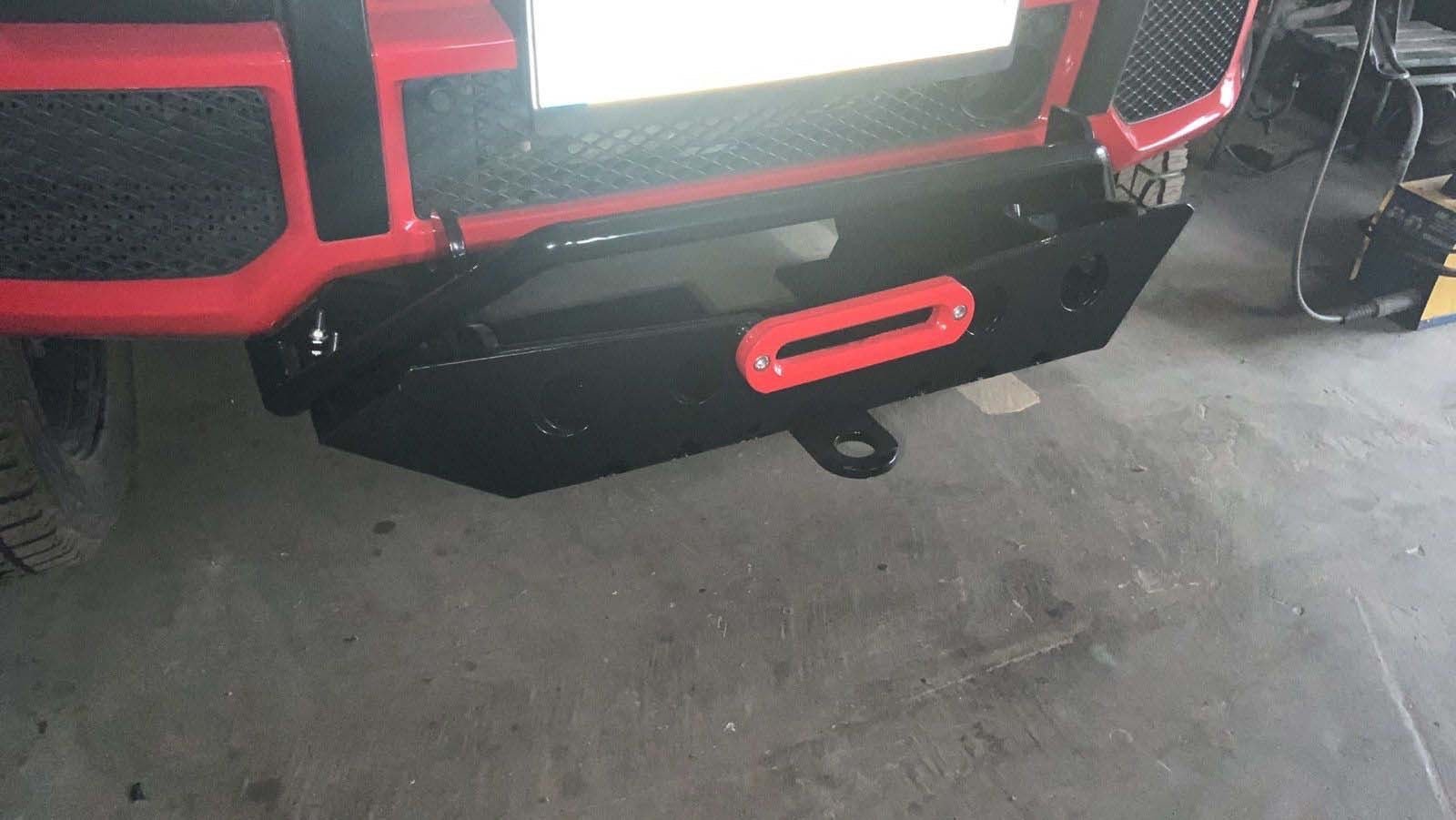 Winch mount for front bumper Mercedes-Benz G-Wagon W463 G63 G550 4x4 Squared - Custom Class