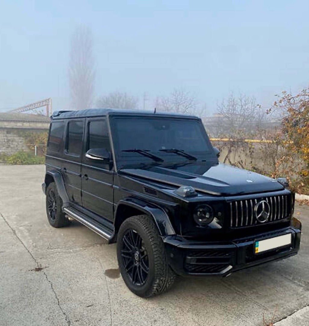 Window glass set in W463A style (windshield, trunk and rear side) for Mercedes-Benz G-Wagon W463 - Custom Class